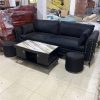 Bộ Sofa Hiện Đại Màu Đen 2m 1