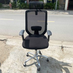 Ghế Văn Phòng Xoay Lưng Lưới Có Tựa Đầu Cũ