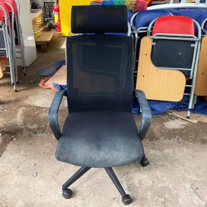 Ghế Xoay Lưng Lưới Có Tựa Đầu Cũ