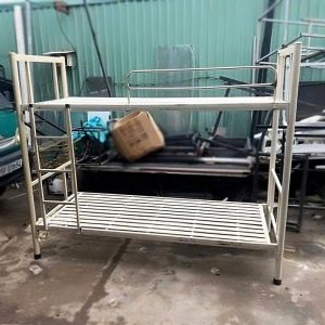 Giường Sắt 2 Tầng Bền Đẹp 2m Cũ 1