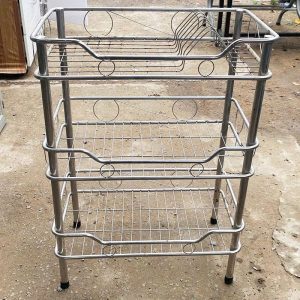 Kệ Chén Inox 3 Tầng Đa Năng 45cm Cũ 1