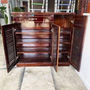 Tủ Giày Gỗ Cao Su 3 Cánh 4