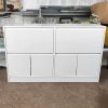 Tủ Giày Gỗ MDF Màu Trắng 1m4 Cũ 2
