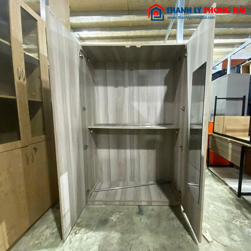 Tủ Gỗ Công Nghiệp 2 Cánh 1m2 Cũ 2