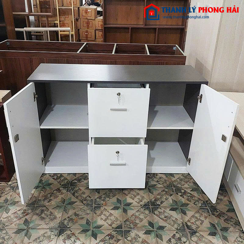 Tủ Hồ Sơ Gỗ Công Nghiệp 2 Cánh 2