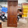 Cửa Gỗ 2M15 Cũ Màu Nâu Đẹp