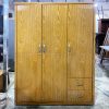 Tủ Áo MDF 1m4 3 Cánh Cũ Màu Gỗ Sáng