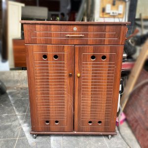 Tủ Giày 1M Cũ Màu Nâu Đẹp