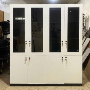 Tủ Hồ Sơ 4 Cánh Có Kính 1m8 Cũ 1