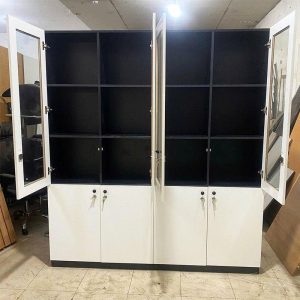 Tủ Hồ Sơ 4 Cánh Có Kính 1m8 Cũ 2