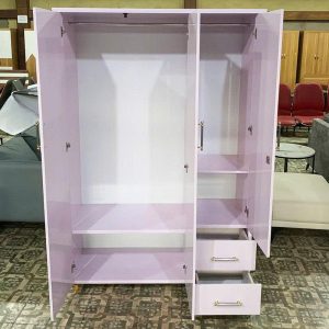 Tủ Quần Áo Nhựa 3 Cánh Màu Vân Gỗ 1m2 Mới 99% (Nhiều Màu)