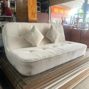 Băng Sofa Bed Cũ 1m8 Màu Trắng