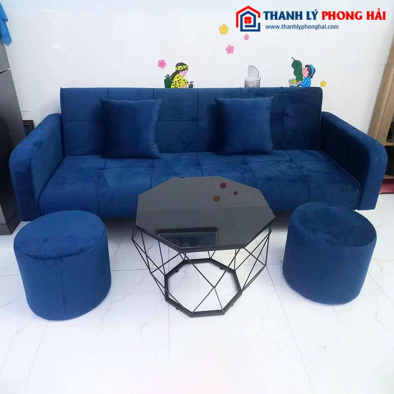 Bộ Sofa Kèm 2 Đôn Và Bàn Trà Mới 99% (Nhiều Kiểu Dáng)
