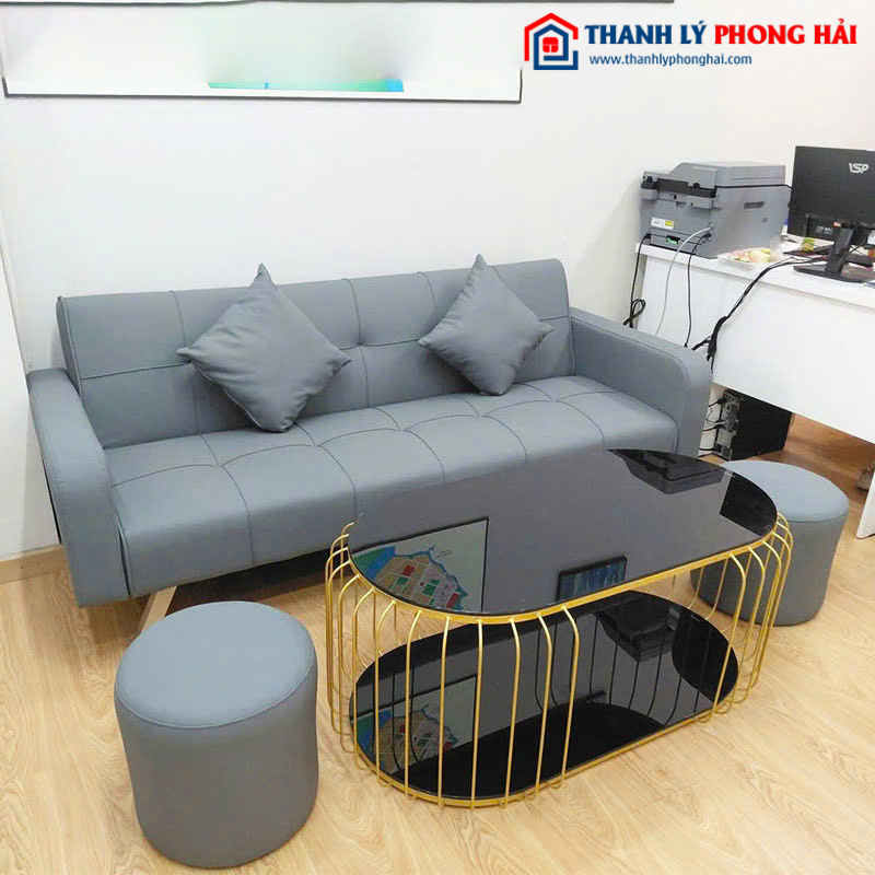 Bộ Sofa Kèm 2 Đôn Và Bàn Trà Mới 99% (Nhiều Kiểu Dáng)