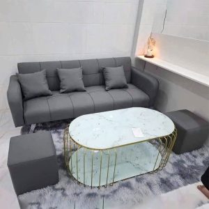 Bộ Sofa Kèm 2 Đôn Và Bàn Trà Mới 99% (Nhiều Kiểu Dáng)