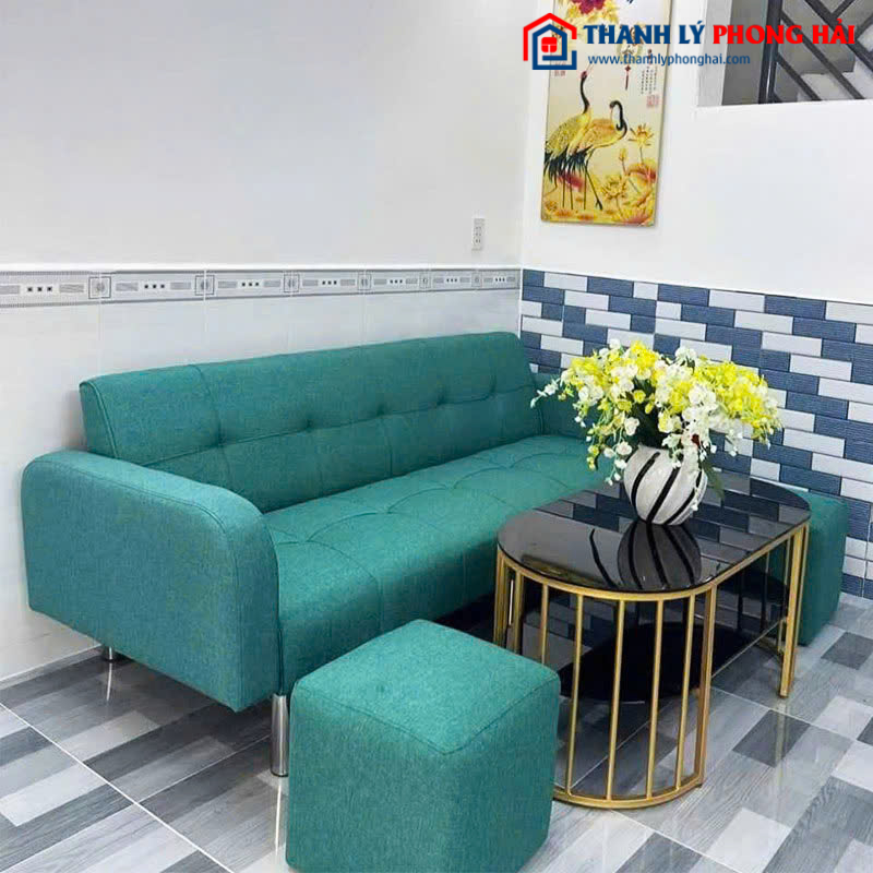 Bộ Sofa Kèm 2 Đôn Và Bàn Trà Mới 99% (Nhiều Kiểu Dáng)