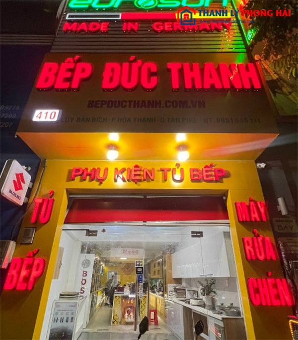 Cửa hàng bán phụ kiện tủ bếp,bếp từ, máy rửa chén