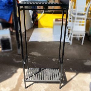 Kệ Treo Đồ Cũ Bằng Sắt Màu Đen 60cm