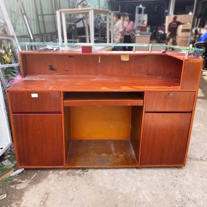 Quầy Lễ Tân Gỗ 1m6 Cũ Đẹp