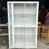 Tủ Kính Cửa Lùa Cũ 1m16 Có 4 Tầng