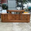 Thanh Lý Tủ Tivi Gỗ Tự Nhiên 1m8 2 Tầng Mới 99%