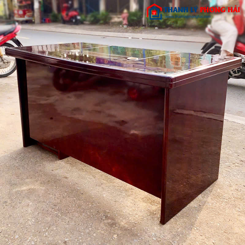 Bàn Giám Đốc Cũ Gỗ Công Nghiệp 1m4