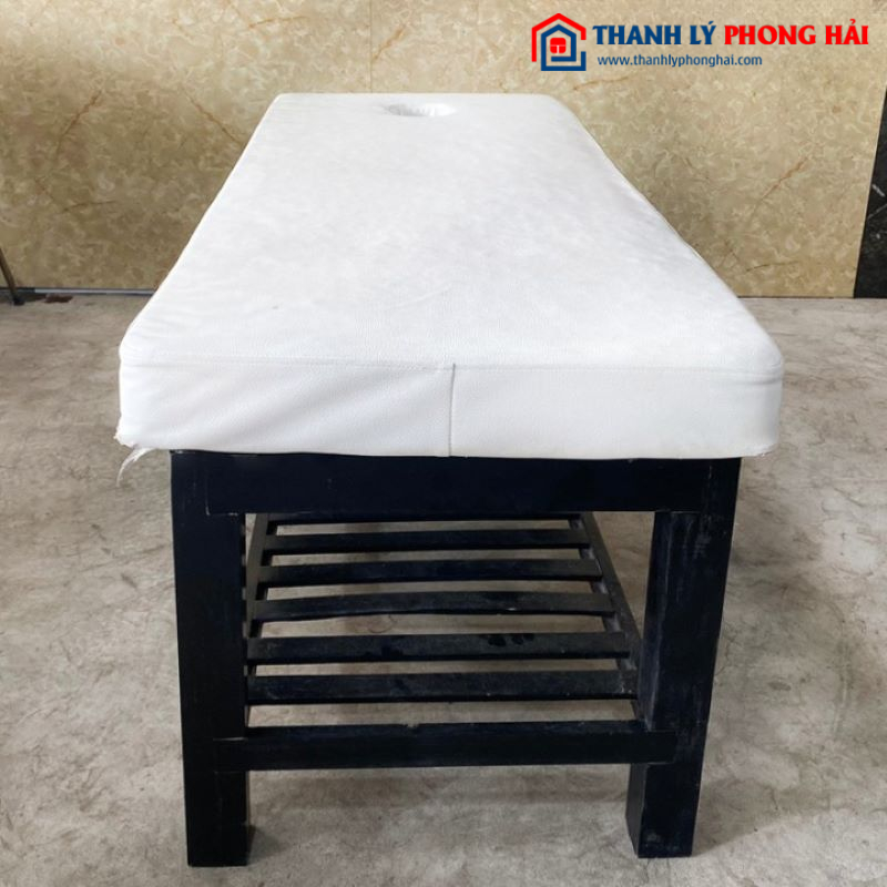 Ghế Massage Spa Khung Gỗ Lót Nệm Cũ (Nhiều Màu)