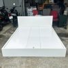 Giường Ngủ Gỗ Công Nghiệp Cũ 1m2 Màu Trắng