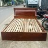 Giường Ngủ 1m6 Gỗ Tự Nhiên Màu Nâu Cũ