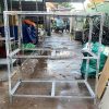 Khung Sắt V Lỗ Cũ 3 Tầng 1m4