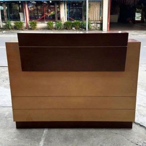 Quầy Lễ Tân 1m4 Gỗ Công Nghiệp Cũ