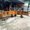 Tủ Bếp Treo 2m54 Góc L Cũ Nhiều Ngăn