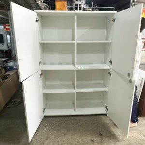 Tủ Hồ Sơ 1m2 Màu Trắng 4 Cánh Cũ