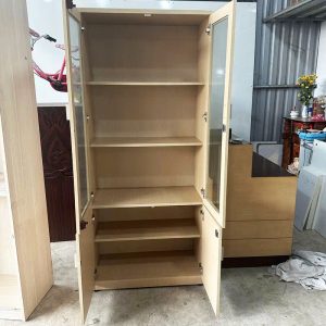 Tủ Hồ Sơ Cũ 80cm 5 Tầng Có Kính