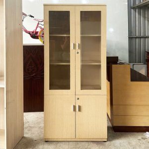 Tủ Hồ Sơ Cũ 80cm 5 Tầng Có Kính
