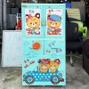 Tủ Quần Áo Cũ Cho Bé Màu Xanh Ngọc 70cm