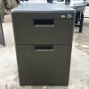 Tủ Tab Văn Phòng 57cm Cũ 2 Ngăn Kéo Màu Đen