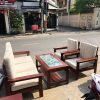 Bàn Ghế Salon Bọc Nệm Khung Gỗ 1m82 Cũ