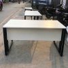 Bàn Làm Việc Có Bửng Cũ 1m4 Chân Sắt