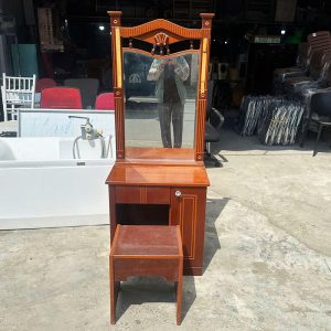 Bàn Trang Điểm Cũ 60cm Gỗ Màu Nâu
