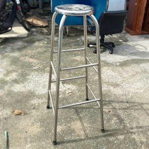 Ghế Inox Cũ Chân Cao 1m10 Chắc Chắn
