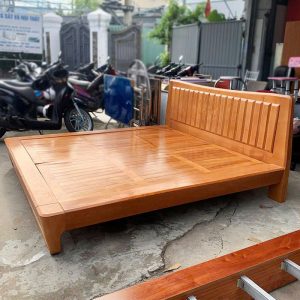 Giường Gỗ Sồi 1m8 Cũ Kiểu Dáng Sang Trọng