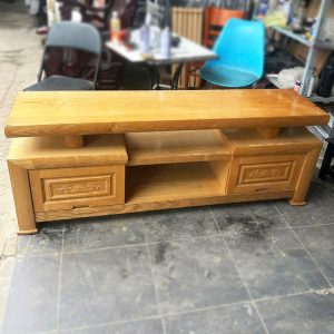 Kệ Tivi Cũ Gỗ Tự Nhiên 1m58