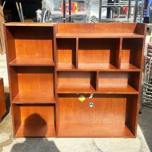 Kệ Trưng Bày Gỗ Tự Nhiên Cũ 1m2 Nhiều Ngăn