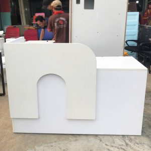 Quầy Lễ Tân Cũ 1m4 Thiết Kế Chữ N