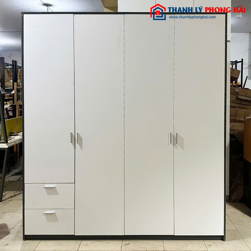 Tủ Quần Áo Cũ 4 Cánh 2m