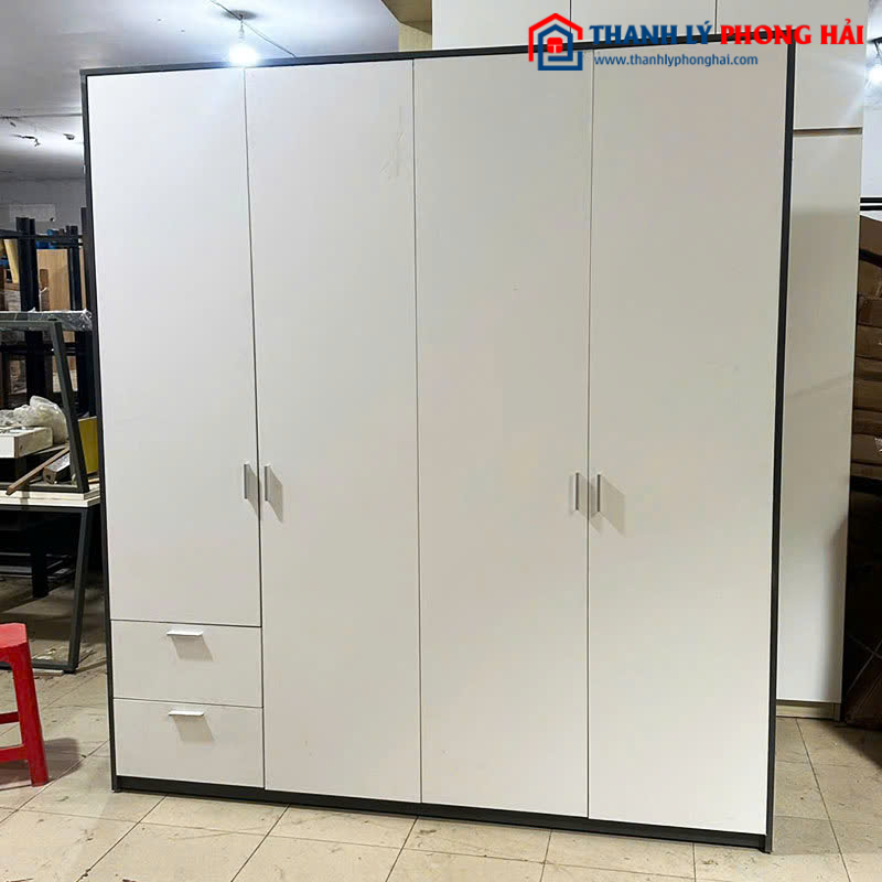 Tủ Quần Áo Cũ 4 Cánh 2m