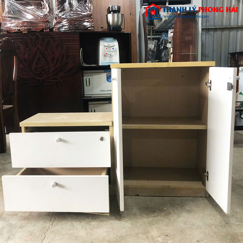 Tủ Quần Áo Em Bé Cũ 1m2 Gồm 2 Hệ Tủ