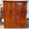 Tủ Quần Áo Gỗ Tự Nhiên 4 Cánh Mới 99%