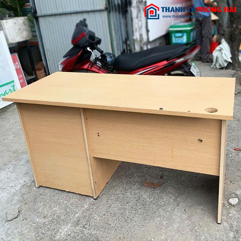 Bàn Làm Việc Có Hộc Hồ Sơ Cũ Gỗ Công Nghiệp 1m4